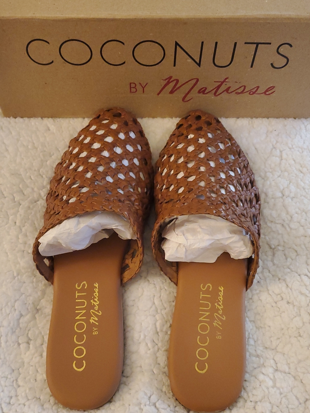 NWB Coconuts by Matisse Every Mules -SZ 9- in brown leather